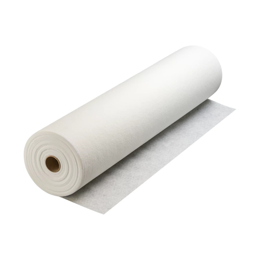 Lattiasuoja itsekiinnittyvä 1 x 25 m, 160 g/m², valkoinen