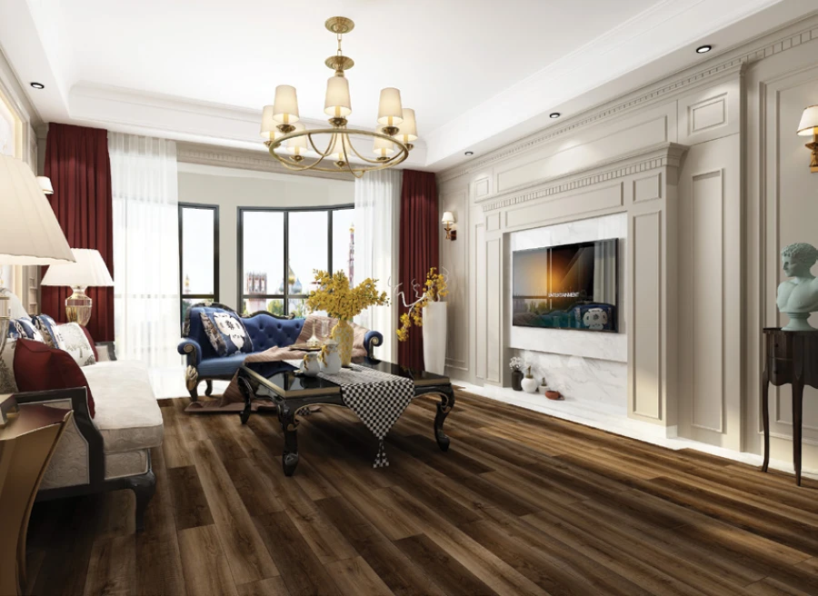 OUTLET Elegance Espresso Hickory SPC-vinyylilattia 6,5 mm