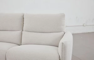 Kulmasohva divaanilla ja sähköreclinerillä 272 cm, divaani oikealla, vaalea harmaa Milo Cloud, Cheers 51726BM